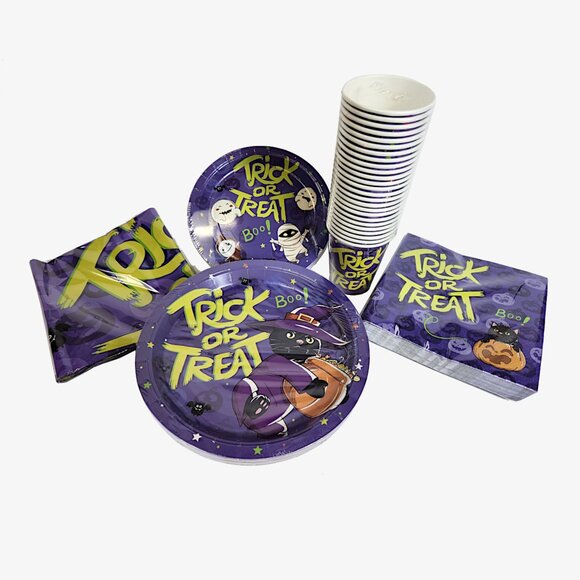 Halloween Tableware Set, 101pc - Picture 1 of 1
